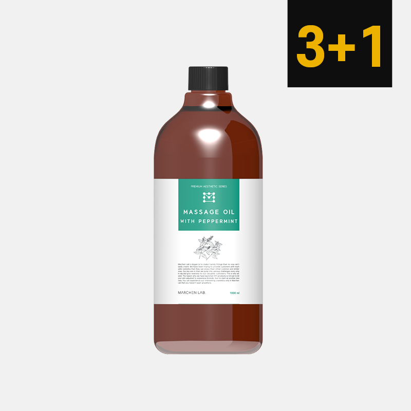 아로마 마사지오일 위드 페퍼민트 1000 ml (3+1)